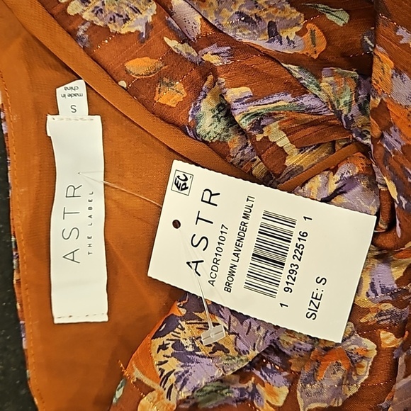 💕ASTR💕 Arlette Floral Sweetheart Long Sleeve Maxi Dress Floral Print Small NWT - Picture 15 of 16